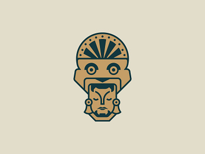 Aztec Logo Design antique aztec aztecs brand brand identity branding design icon lion logo logo design logodesign minimal symbol