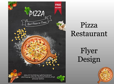 Pizza Flyer Design adobexd adobexdtutorial branding design designer designer portfolio poster design ui ux youtube