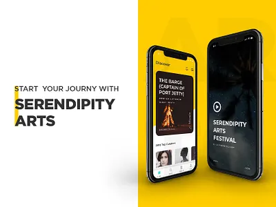 Serendipity Arts :: Mobile App Design app design application design arts app design arts app design hardenrahul mobile app design splashscreen ui uiux design ux