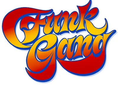 Funk Gang branding calligraphy calligraphy and lettering artist calligraphy artist calligraphy logo etlettering hand lettering logo lettering artist lettering logo logo