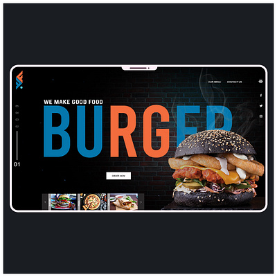 Fast Food Ui animation app branding design icon illustration illustrator typography web