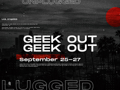 GeekOut poster branding design design art dribbble logo photoshop poster poster a day poster art poster design shot typography web