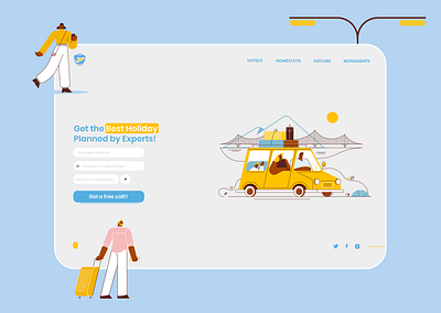 Landing page design daily ui daily ui challenge travel travel landing page ui ui ux ui ux design user interface user interface design web design website