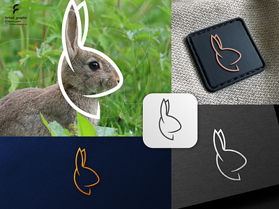 Rabbitnya Logo animals awesome branding clean corporate branding design golden ratio grid illustration inspirations line logo logodesign minimal modern rabbit simple typography vector