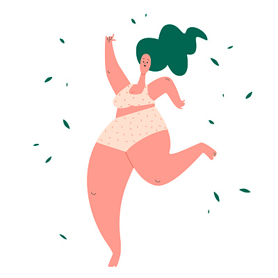 Dance as no one sees you app design flat flat illustration icon illustration illustrator logo minimal vector