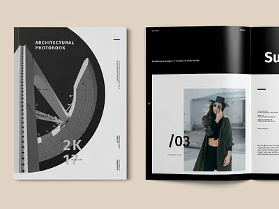 Architecture Photobook Template architecture architecture design architecture logo branding brochure business catalogue clean elegant magazine modern photobook portfolio template