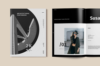 Architecture Photobook Template architecture architecture design architecture logo branding brochure business catalogue clean elegant magazine modern photobook portfolio template