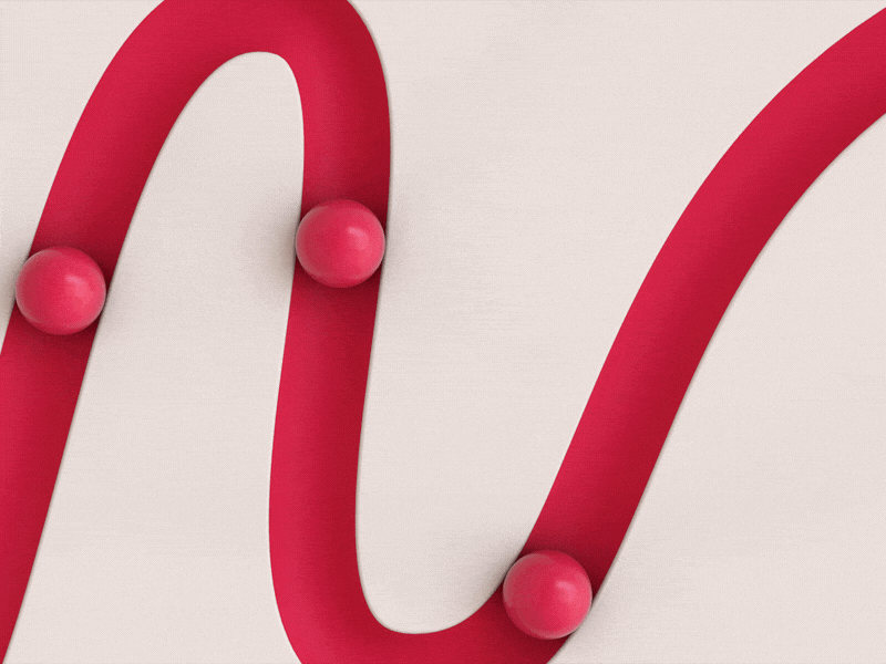 Circuit loop 3d animation circuit gif illo loop motion motion graphics path shapes sphere