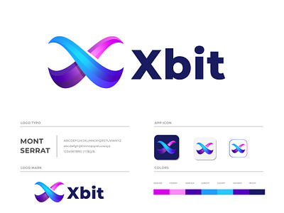 Xbit logo design | X modern logo design abstract logo app app design app logo brand brand design brand identity branding branding design business colorful logo corporate creative design creative logo icon logo logo designer minimal modern logo modern logo design