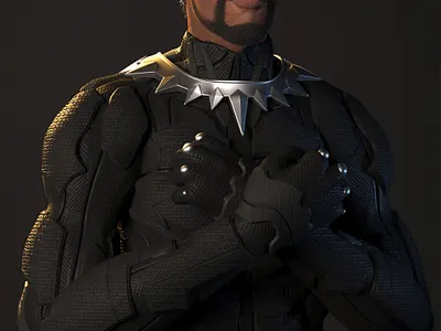 Chadwick Boseman 3d 3d animation 3d art 3d artist 3d modeling 3dcharacter 3dsmax design zbrush