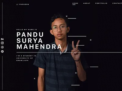 Landing Page Portfolio ui web