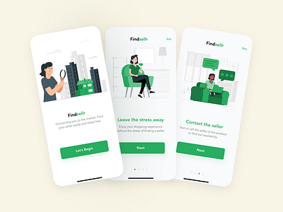 Findsellr onboarding screens app design icon mobile mobile ui onboarding screens onboarding ui ui ui deisgn uidesign ux