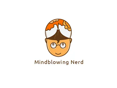 Mindblowing Nerd animation art branding design graphic design icon illustration illustrator logo mindblowing nerd vector