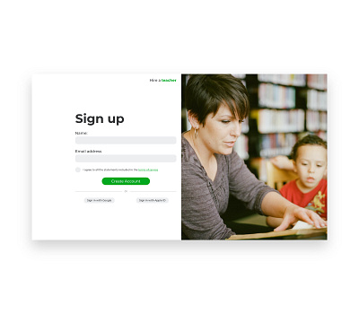 Daily UI Challenge #001 - Sign up daily 100 challenge daily challange daily ui signup signup page simple ui web design webdesign website