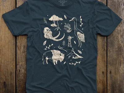 On the Plains T-shirt Design art design drawing graphic design illustration procreate art tshirt tshirtdesign