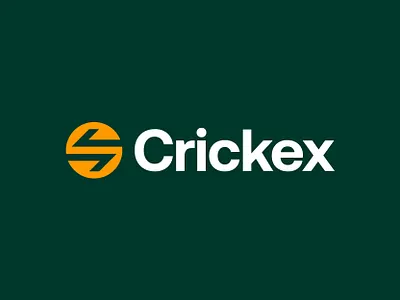 Crickex Logo Design arrow arrows. movement ball bet casino exchange branding circle orange geometry cricket sport direction speed bold logo design logo solution modern minimalist unique symbol mark