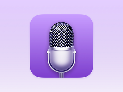 Podcasts app store icon icon icons ios icon ios14 iphone microphone podcasts realism replacement sketch skeuomorphic skeuomorphism texture theme ui vector