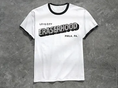 Eraserhood Ringer Tee beer brewery eraserhood philadelphia ringer tee tee design tshirt