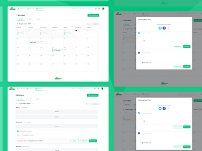 Life Happens Agent Experience brand calendar cms modal social ux