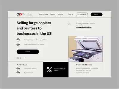 Online store "Printers" cart e shop ecommerce ecommerce store interface online shopping online store product product cart shop store storefont ui ux website