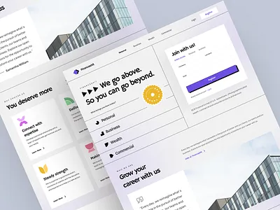 Financeshit - Finance Landing Page branding clean company company profile cprm design finance futuristic glow gradient landing page out of the box saas ui uidesign user experience userinterface ux