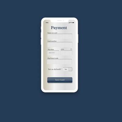 Credit Card Checkout dailyui design ui