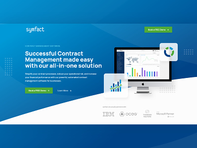 Symfact - Web Design design homepage interface landing page ui web web design website website design