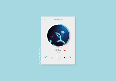 Daily UI 009 - Music Player app dailyui dailyui 009 music player ui userinterface