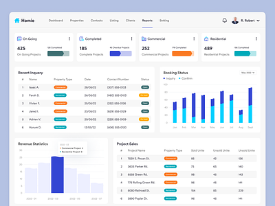 Real Estate CRM Platform - Reports apartment commercial crm dashboard freelance designer halal halal branding home house landingpage mobile app professional property real estate website realestate realestate agent dashboard realestate cma realestate report statistic web app