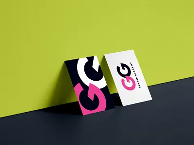 GG Tennis Academy - Logo Design and Business Cards athletic logo brand design brand identity branding bright colors business card business card design communication design design flat graphic design logo logo design neon colors pink logo sports branding sports design sports logo tennis typography