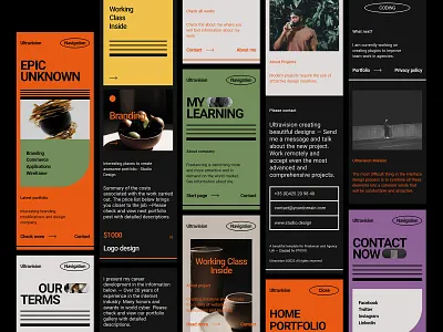 Ultravision - UI/UX Designer website blog case cms colors concept design minimalist mobile modern portfolio responsive ui ui designer ux ux designer web design website