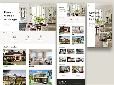 Online Interior Design Service Website app branding consulting design logo minimal ui ux website
