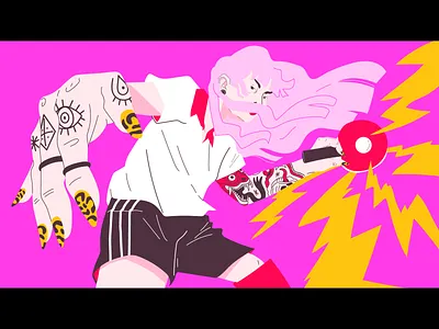 Ping Pong! girl girl character girls illustration movement ping pong sports