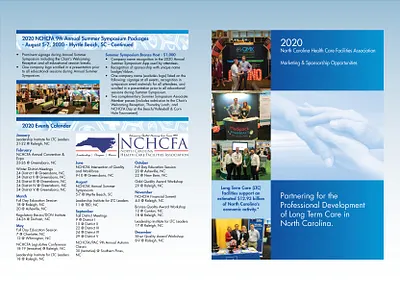 North Carolina Nursing Association Convention Materials design typography