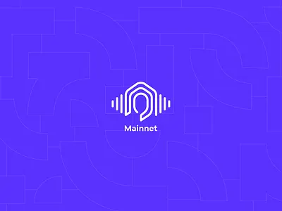 Mainnet branding logo logodesign vector