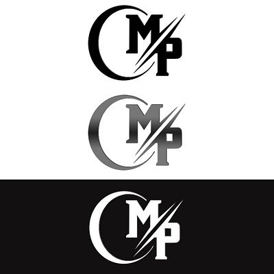 Logo for MP.Consultas artwork hand drawn logo vector