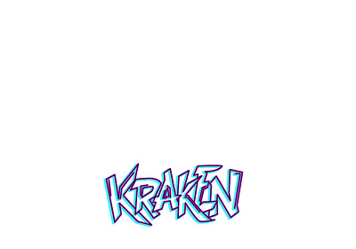 kraken tipografia branding illustration illustration art logo typography