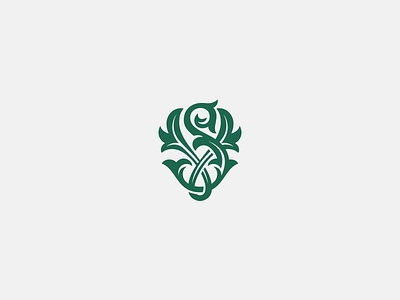 SV monogram king logo logotype monogram nature queen sv vintage