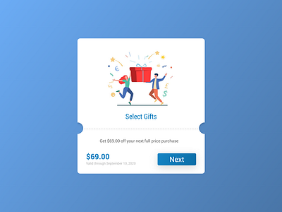 Redeem Coupon Daily Uİ adobe xd daily 100 challenge daily ui dailyui design gift ui uidesign ux web