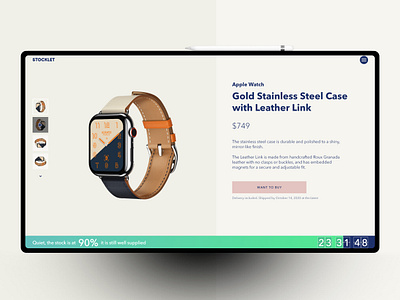 Web Design for Stocklet banner banner design design ui ui design ux web design website website design