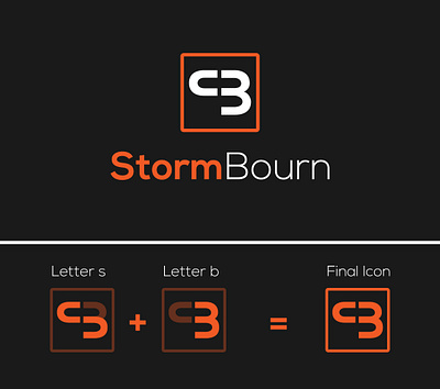 Logo Design ( StormBourn ) design illustration illustrator logo typography