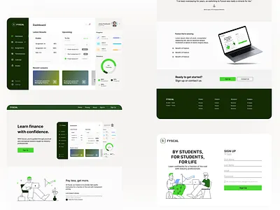 WIP Design for Student Website design mockup ui web web design
