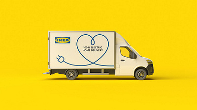 IKEA Zero Emissions 3d animation branding foreal ikea logo truck