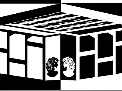 mirrors design flat design illustration symmetry