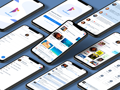 Podroom Mobile App audio mobile app mobile design mobile ui podcast podcasting podcasts podroom ui uidesign uiux ux