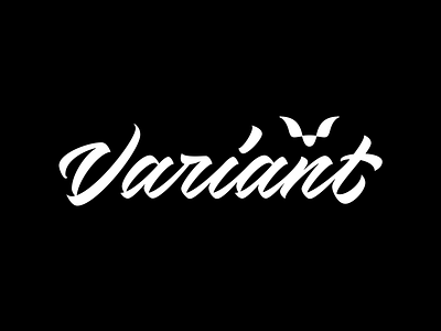 Variant Logotype V1 brand designer brand identity branding brush lettering custom lettering custom type design handlettering lettering lettering artist logo logo mark logotype logotype design script typography visual identity