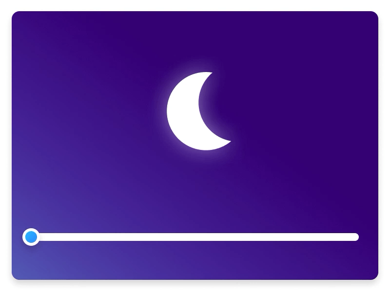 Slider: time of day animation cute interaction interaction design ixd slider ui uianimation