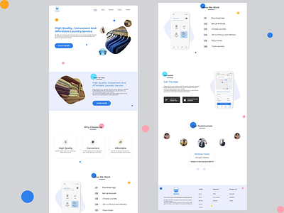 Washer Laundry design typography ui ux