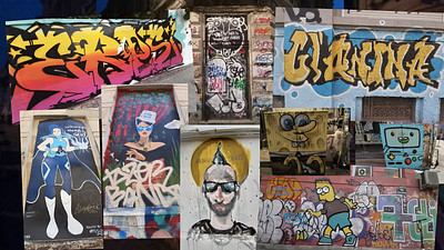 Moodboard of the day 06/10 graffiti moodboard moodboardoftheday paint streetart