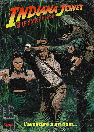 affiche indiana jones jeu video affiche photoshop pulp video game
